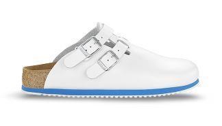 Kay SL Women white/blue, Natural Leather