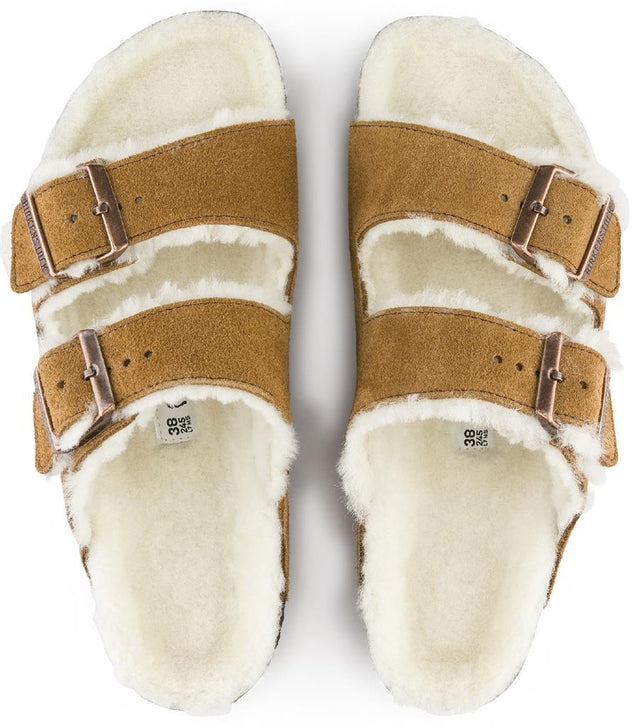 Arizona Shearling mink, Suede Leather