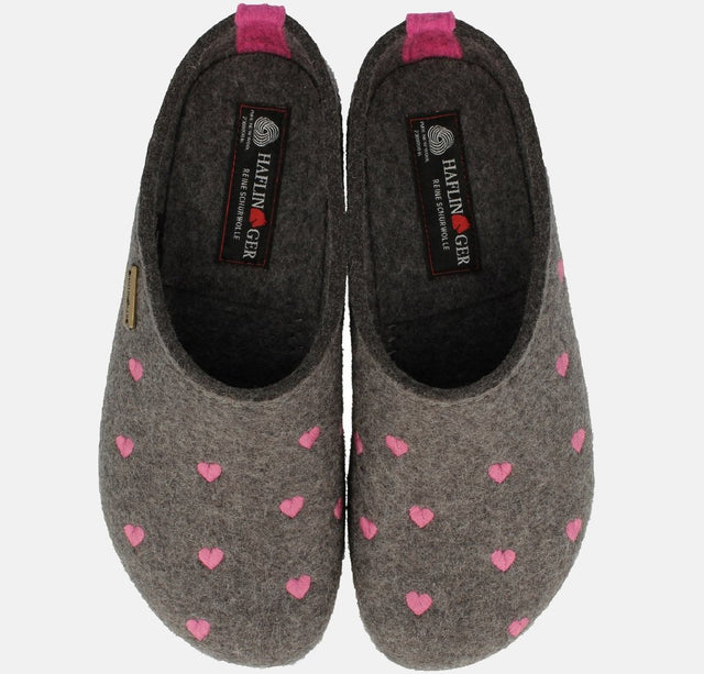 Cuoricini anthrazit, Wollfilz