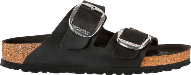 Arizona Big Buckle black, Oiled Leather