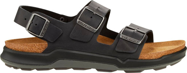 Milano Adventure Men artic old black, Oiled Lea