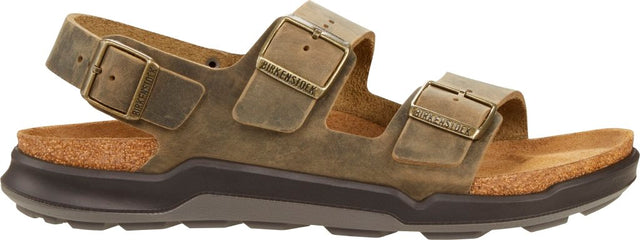 Milano Adventure Men faded khaki, Oiled Leather