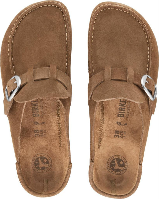 Buckley gray taupe, Suede Leather