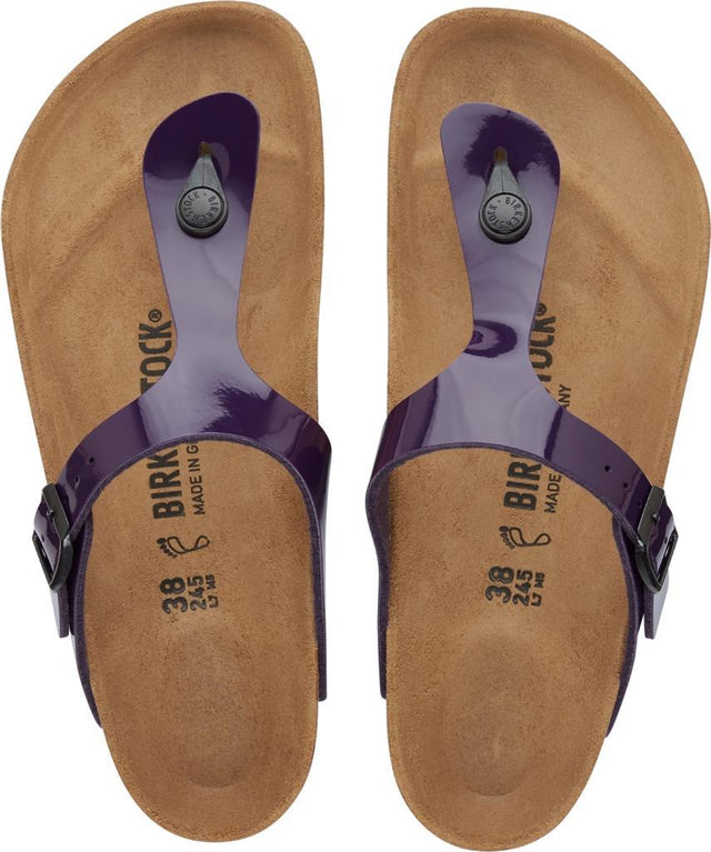 Gizeh patent plum purple, Birko Flor Patent