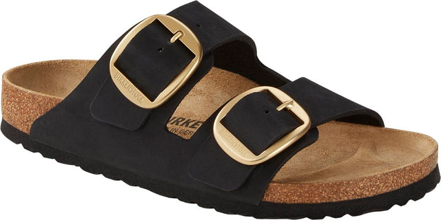 Arizona Big Buckle black, Nubuck Leather