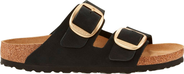 Arizona Big Buckle black, Nubuck Leather