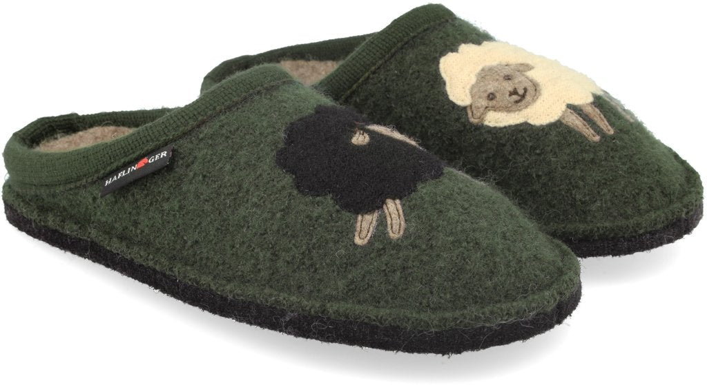 Haflinger Pecorelle Clogs Sabot Donna Walkstoff moos 31309839 AMUVIA
