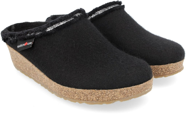 Fringe schwarz, Wollfilz