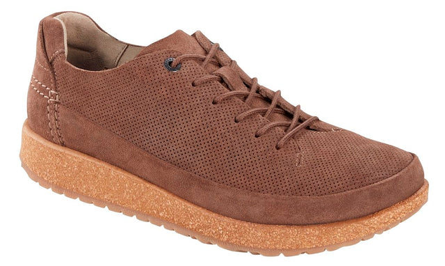 Honnef Low Men gray taupe, Suede Leather