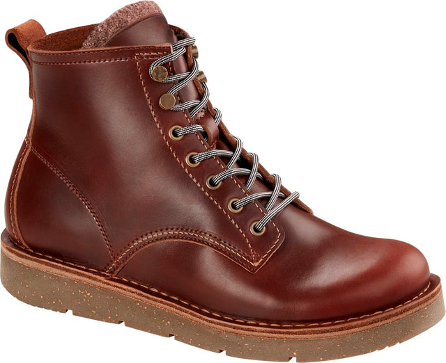 Birmingham Lace Mid Men roast, Oiled Leather