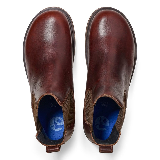 Highwood Slip On Men chocolate, Natural Leather