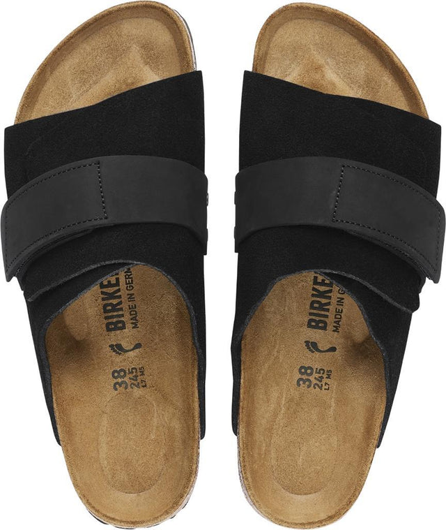 Kyoto black, Suede Leather/Nubuck