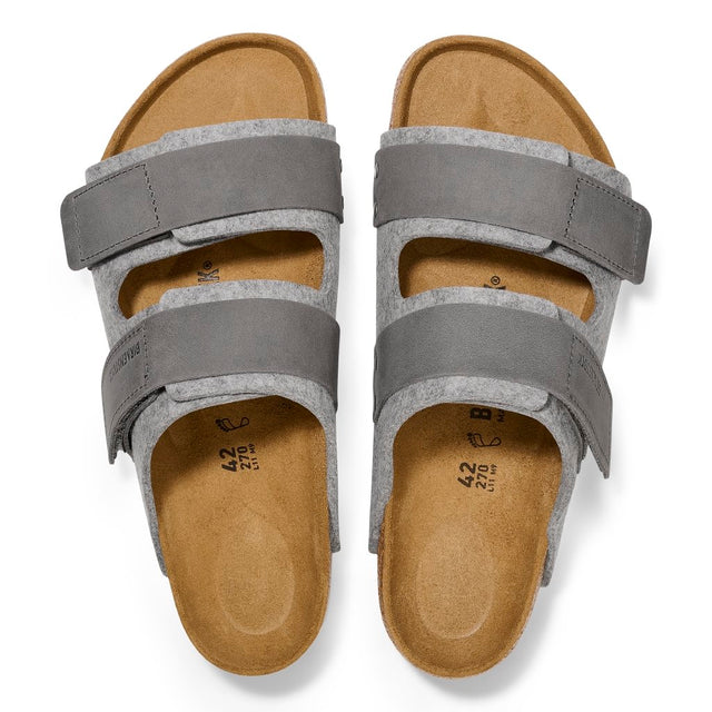 Uji light gray, Felt/Leather