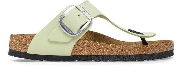 Gizeh Big Buckle faded lime, Nubuck Leather