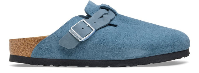 Boston Braided elemental blue, Suede Leather