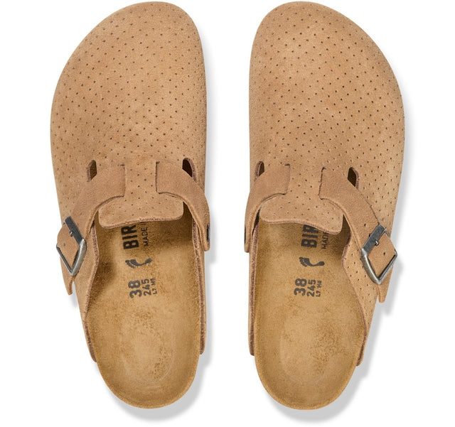 Boston new beige, Suede Leather Embossed