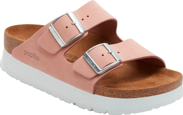 Arizona Platform soft pink, Nubuck Leather
