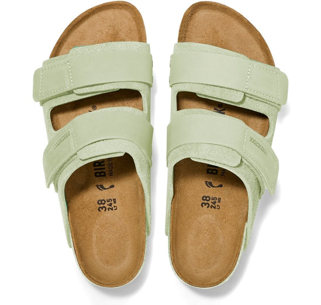 Uji faded lime, Suede Leather/Nubuck