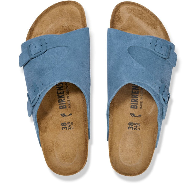 Zürich elemental blue, Suede Leather