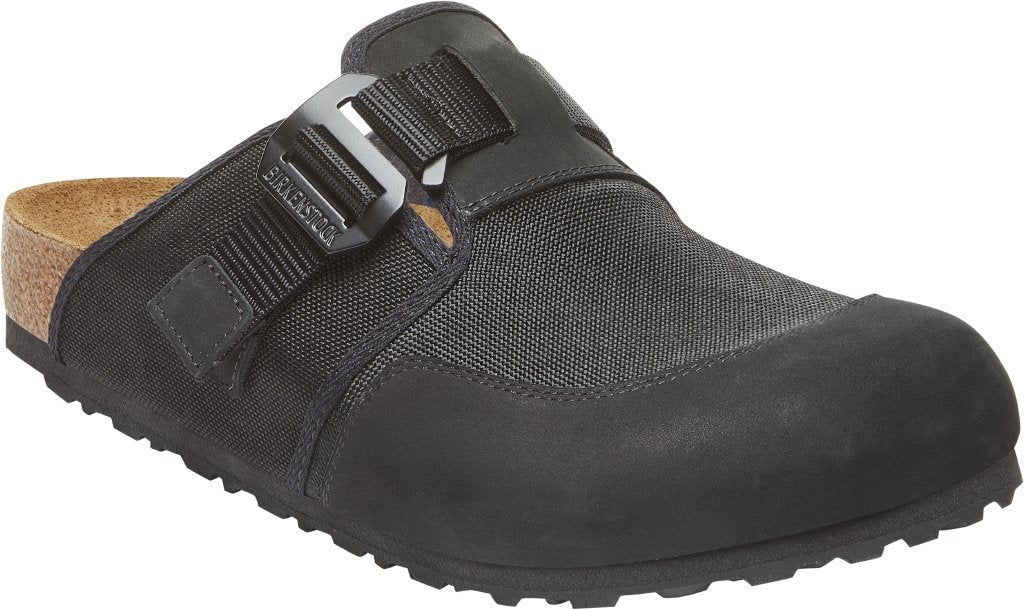 Birkenstock Boston Nova Clogs Sabot Unisex Textile/Leather black