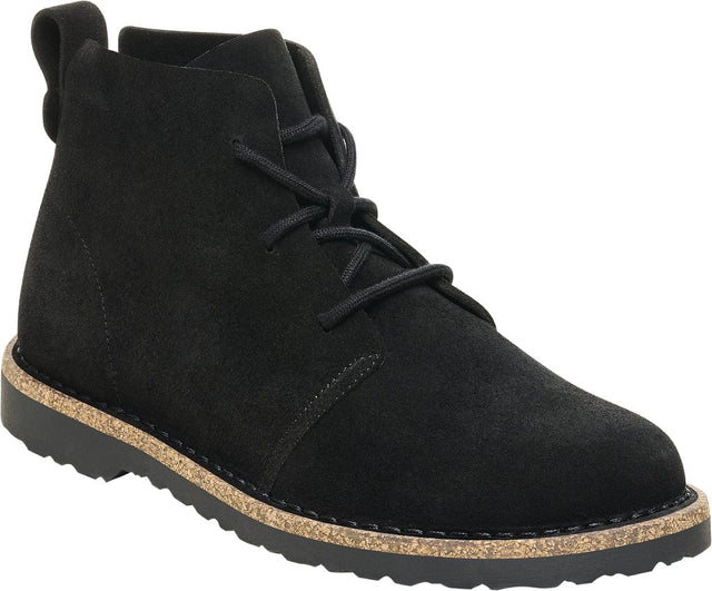 Uppsala Mid N black, Suede Leather