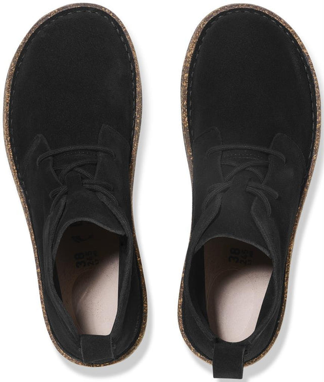 Uppsala Mid N black, Suede Leather