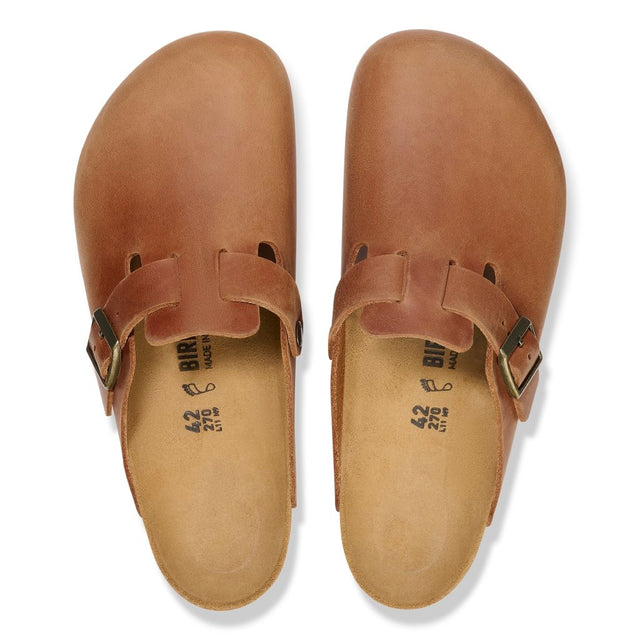 Boston cognac, Oiled Leather