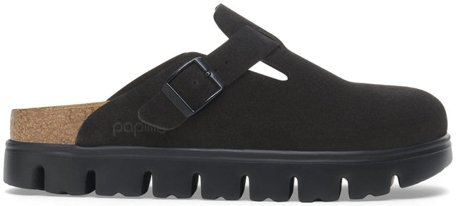 Boston Chunky black, Suede Leather