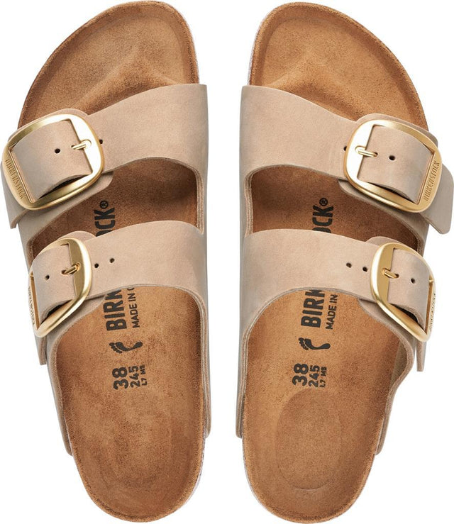 Arizona Big Buckle sandcastle, Nubuck Leather