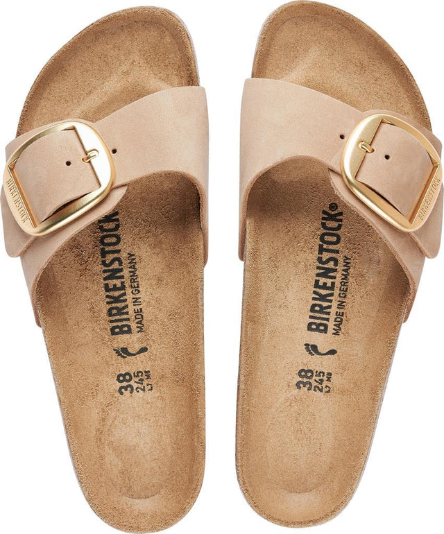 Madrid Big Buckle sandcastle, Nubuck Leather