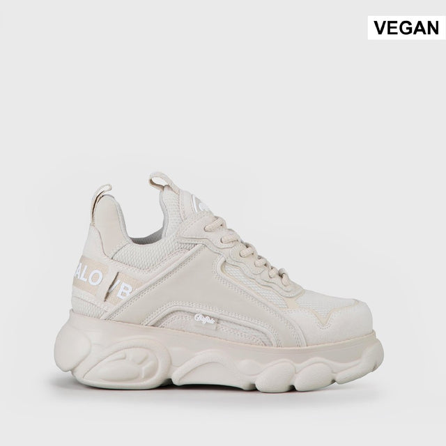 Cld Chai-vegan nubuck/mesh-cream