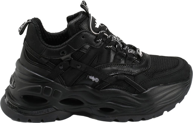 Triplet Hollow-vegan nappa/mesh-black