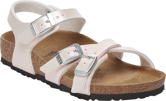 Kumba Kids saffiano irid light rose, Birko Flor