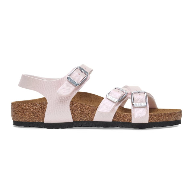 Kumba Kids saffiano irid light rose, Birko Flor