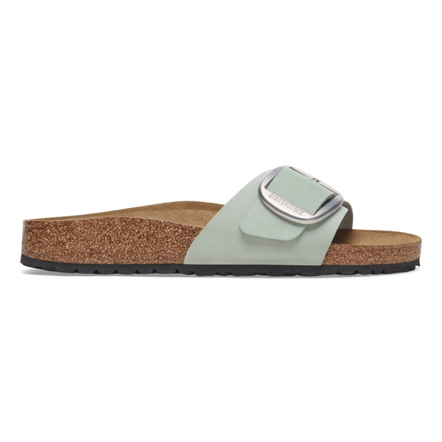 Madrid Big Buckle pure sage, Nubuck Leather