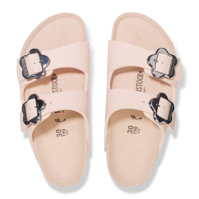 Arizona Flower Buckle Kids light rose, Birko Flor