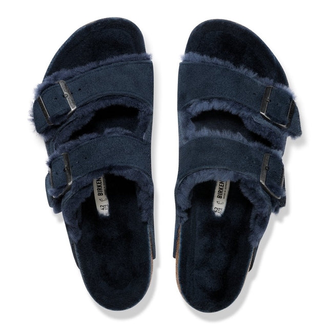 Arizona Shearling new navy, Suede Leather