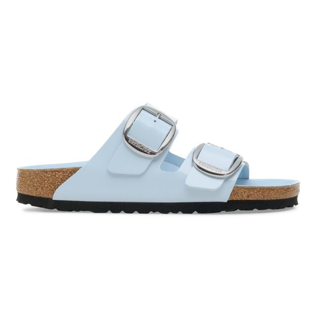 Arizona Big Buckle shine blue, Natural Leather