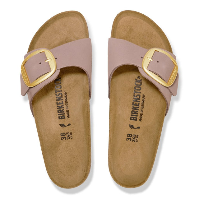 Madrid Big Buckle faded purple, Nubuck Leather
