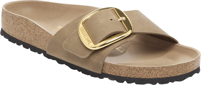 Madrid Big Buckle tabacco brown, Oiled Leather