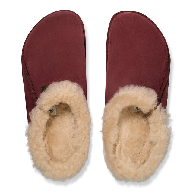 Zermatt Premium Shearling zinfandel, Suede Leather
