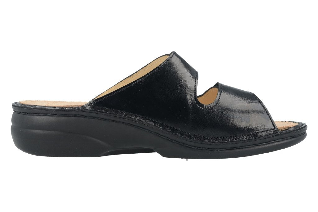 Mumbai schwarz, Knautschlack