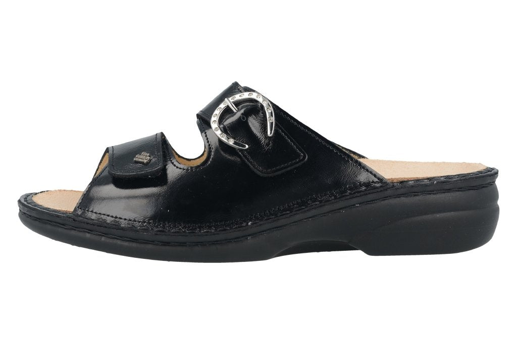 Mumbai schwarz, Knautschlack