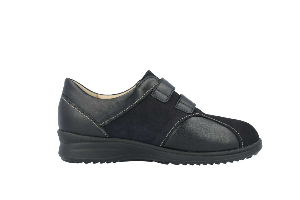 Lüttich schwarz, Nubuk/Stretch/NappaSeda