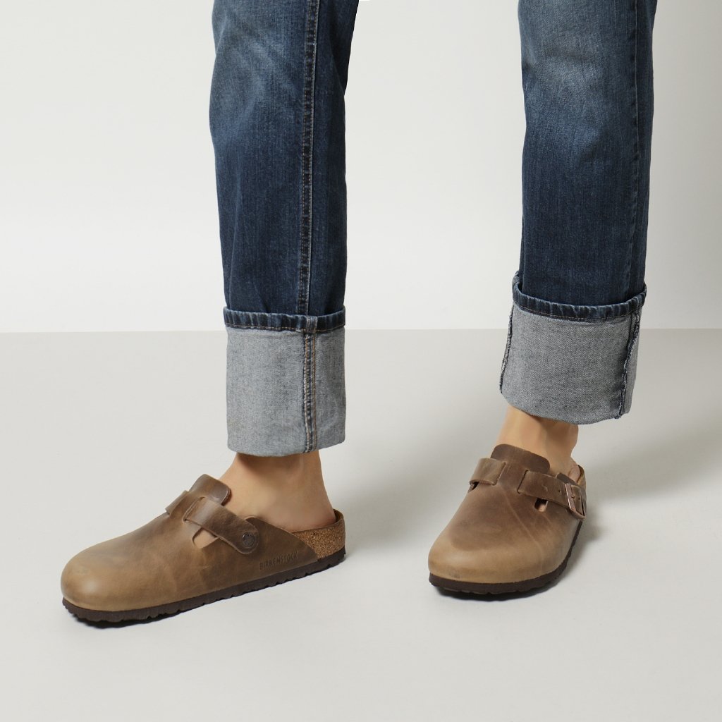 Boston tabacco brown, Oiled Leather