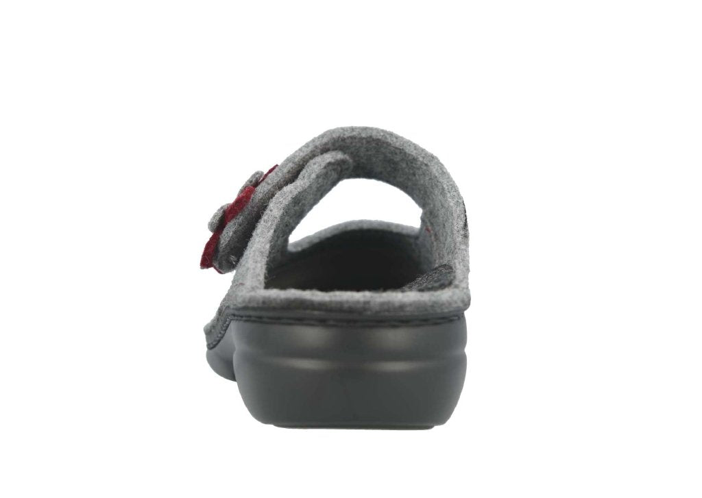 Arlberg lightgrey/cassis, Wollfilz