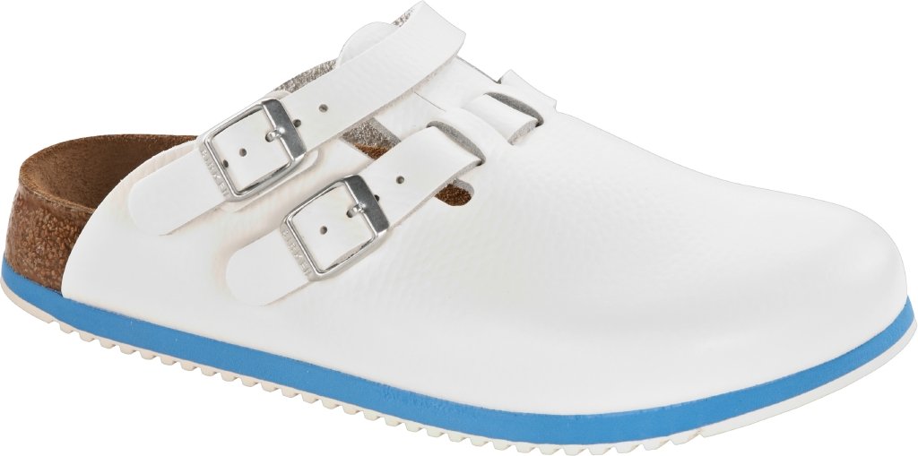 Kay SL Women white/blue, Natural Leather