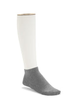 Cott. Sole Sneak. 2Pck gray mel.,82%CO,17%PA,1%EL