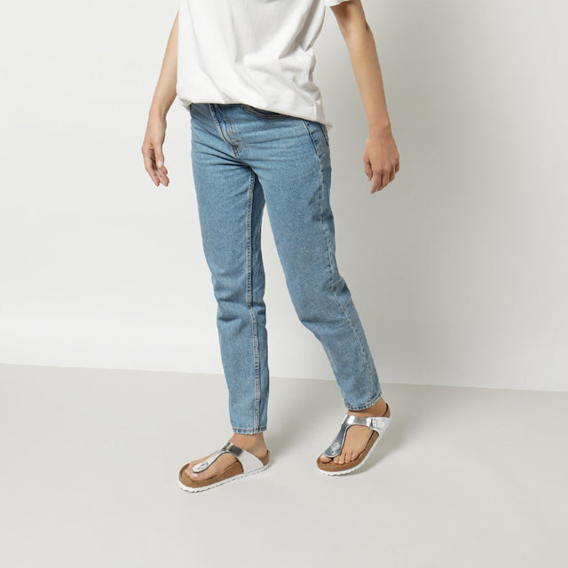 Gizeh SFB metallic silver, Natural Leather