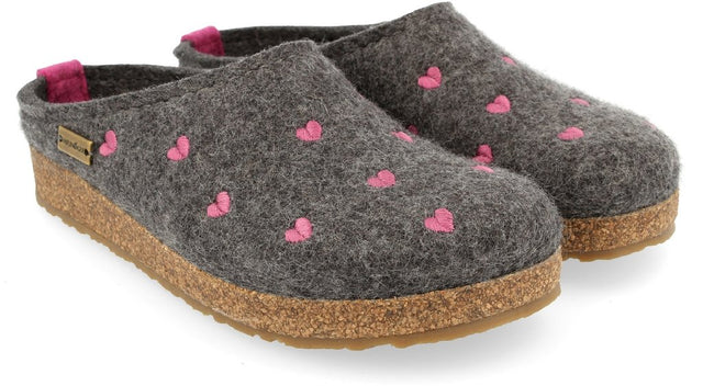 Cuoricini anthrazit, Wollfilz